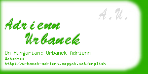 adrienn urbanek business card